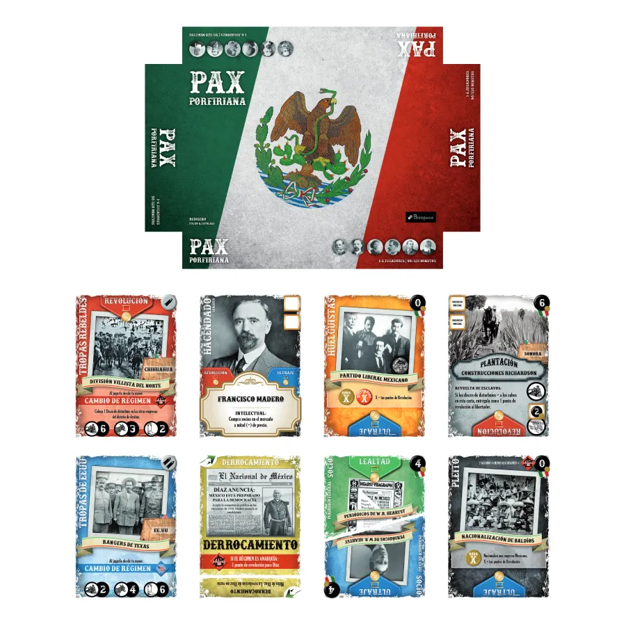 Rediseño personal del juego de mesa Pax Porfiriana